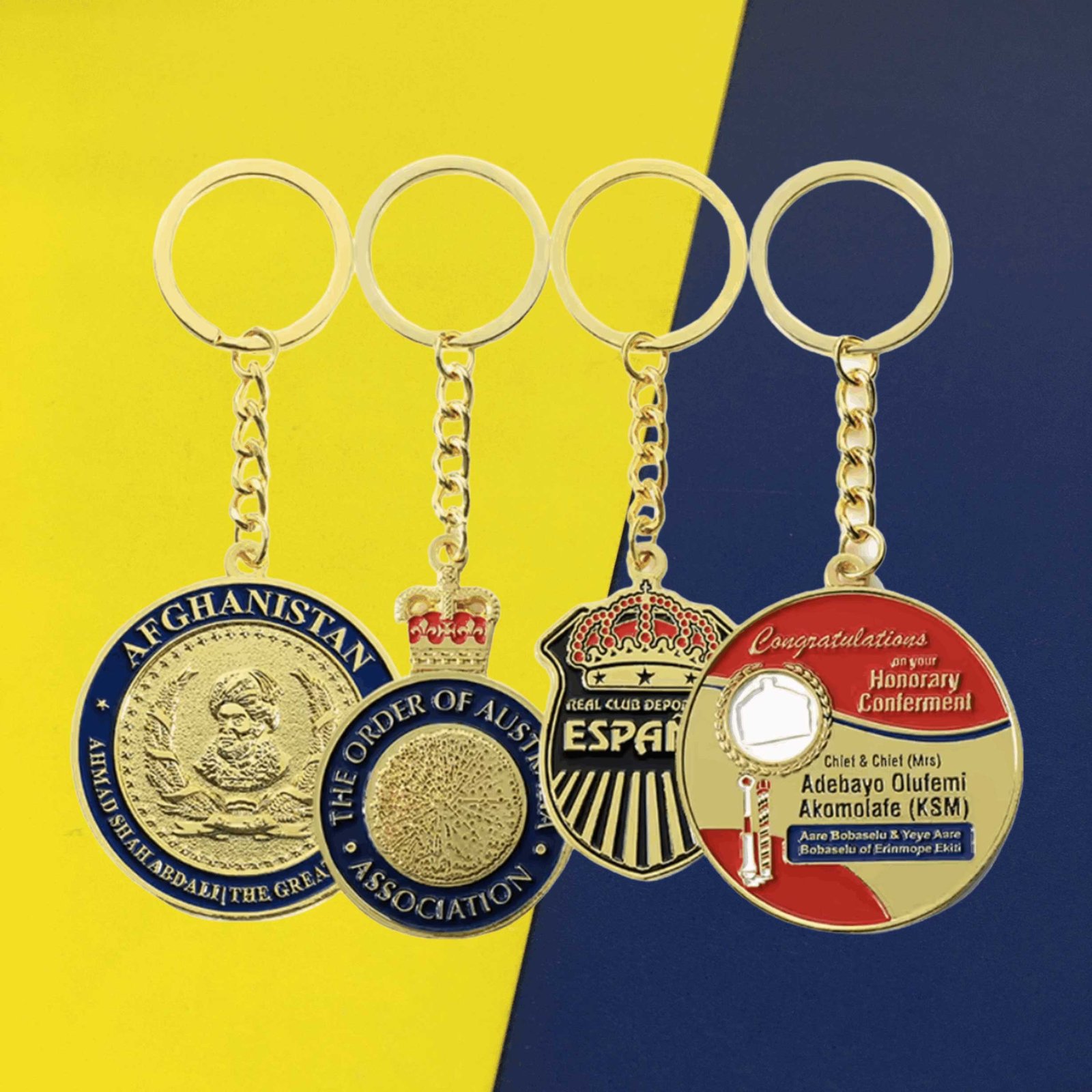 custom keychains sample